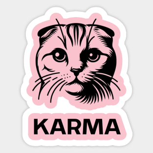 Karma Is A Cat - Taylor's Version Sticker